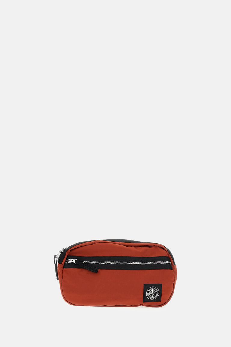 Stone Island Adjustable Belt Bag With Front Logo