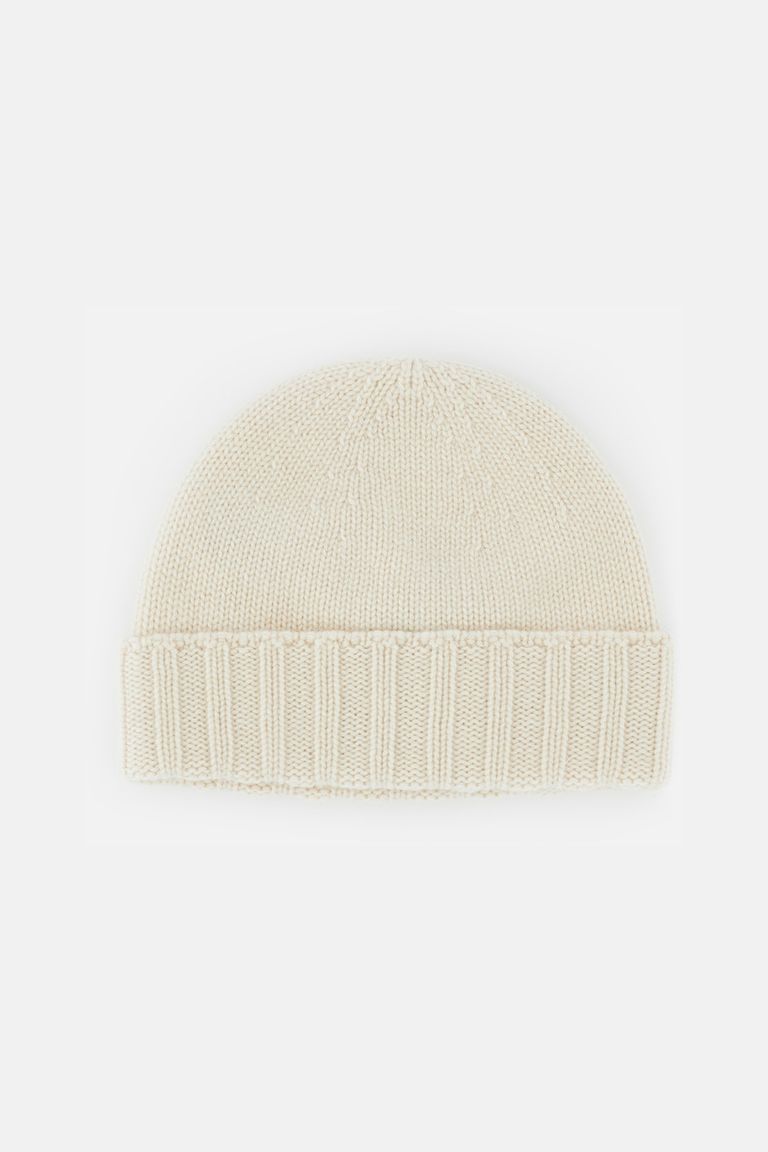 Drumohr Cashmere Hat In White