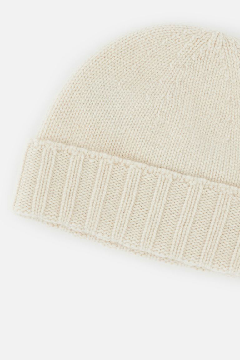 Drumohr Cashmere Hat In White
