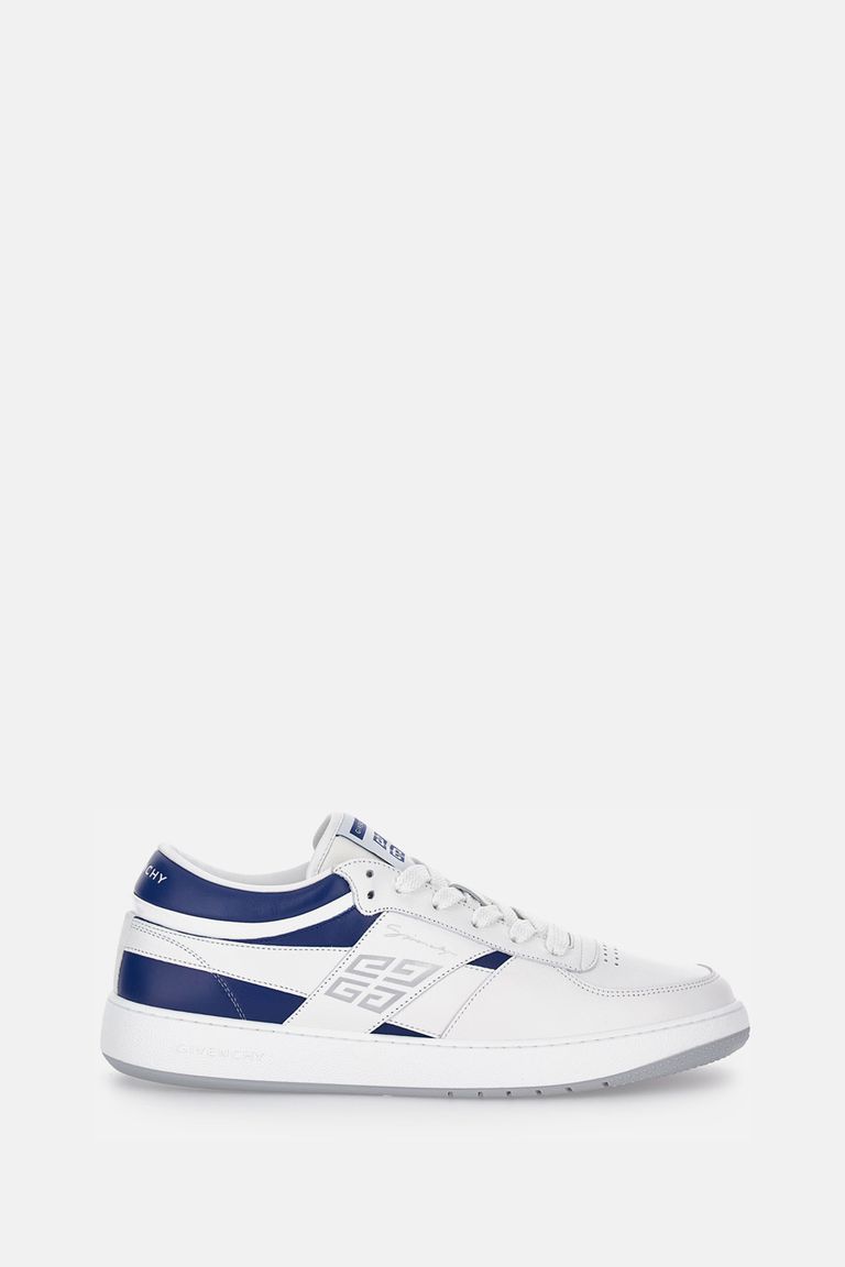 Givenchy White Leather G Move Sneakers In White