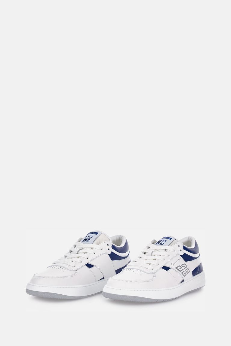 Givenchy White Leather G Move Sneakers In White
