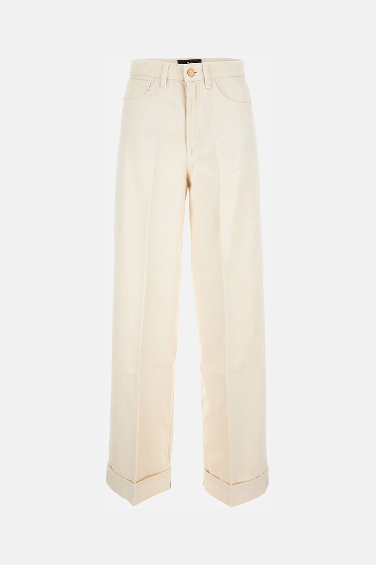 3x1 Jeans Flip Cuffed In White