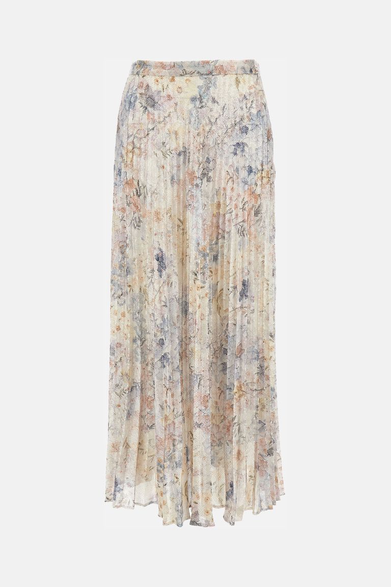 Golden Goose Multicolor Viscose Skirt In Multi