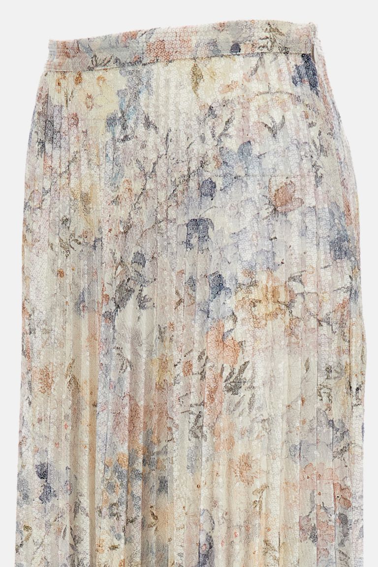 Golden Goose Multicolor Viscose Skirt In Multi