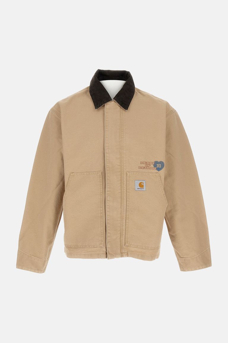Carhartt Wip Dayton Trucker Dusty Brown Jacket In Brown