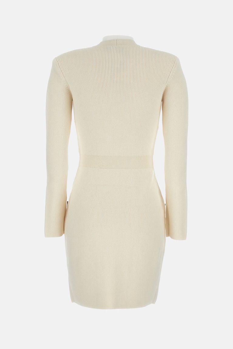 Elisabetta Franchi Mini Dress In White