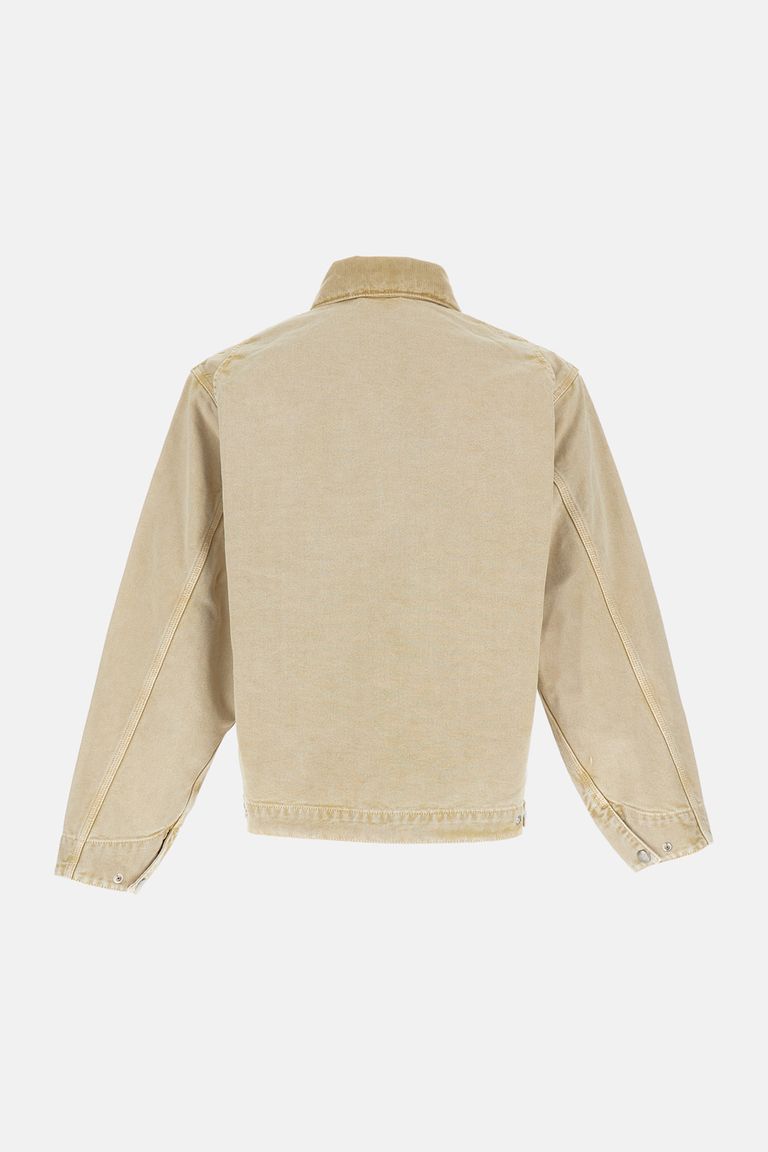 Carhartt Yellow Denim Og Detroit Jacket In Brown