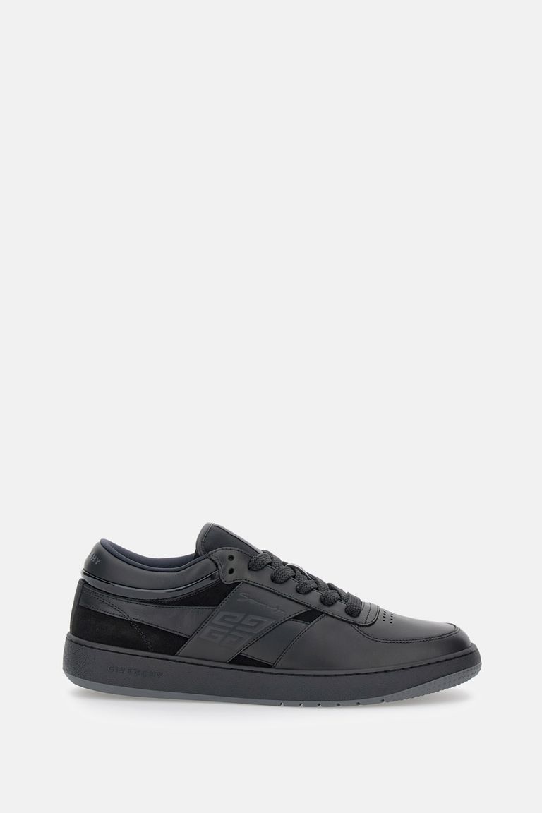 Givenchy G Move Low-top Sneakers In Calf Leather In Black