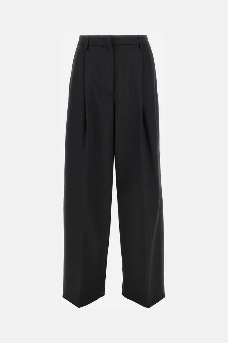 The Latest Tailored Black Trousers With High Waist In Black