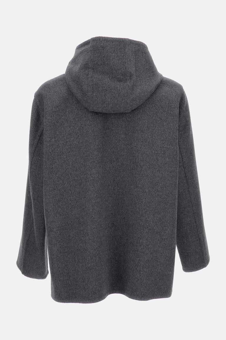 Bottega Veneta Melang Effect Wool Jacket In Gray