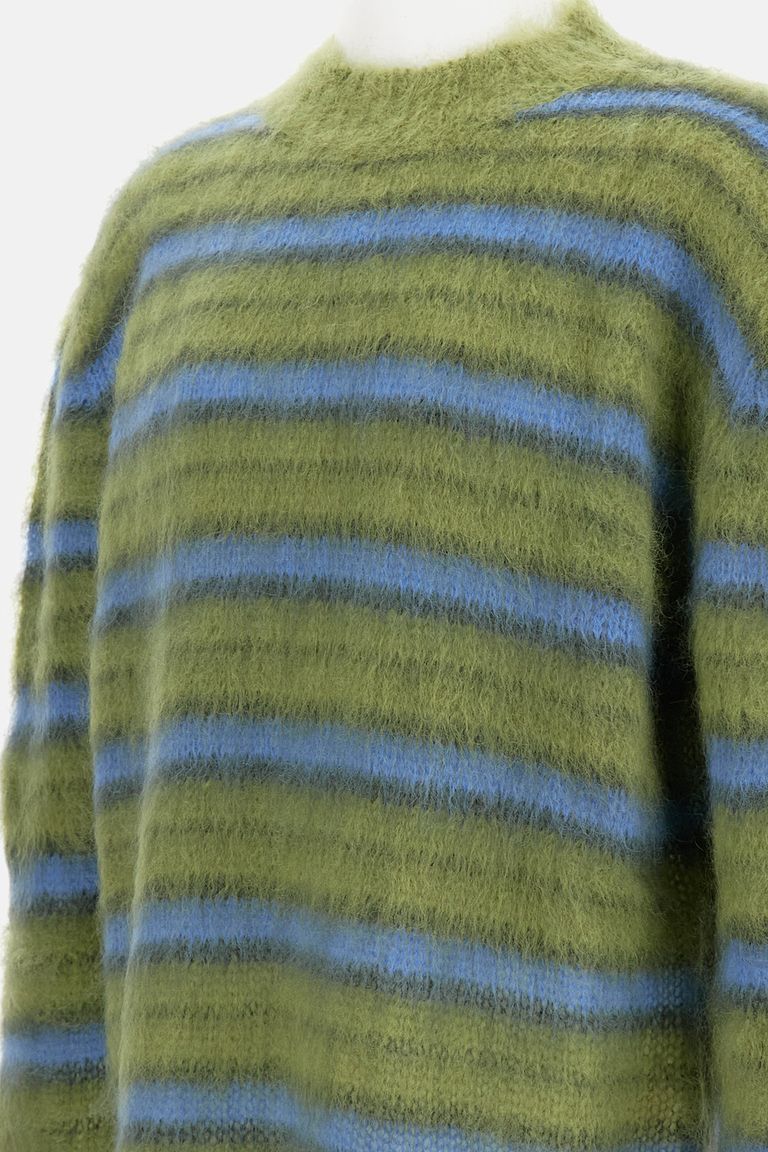 【送料&関税込】Marni Crew Neck Long Sleeeves Sweater Marni CREW NECK SWEATER Blue | BSTN Store