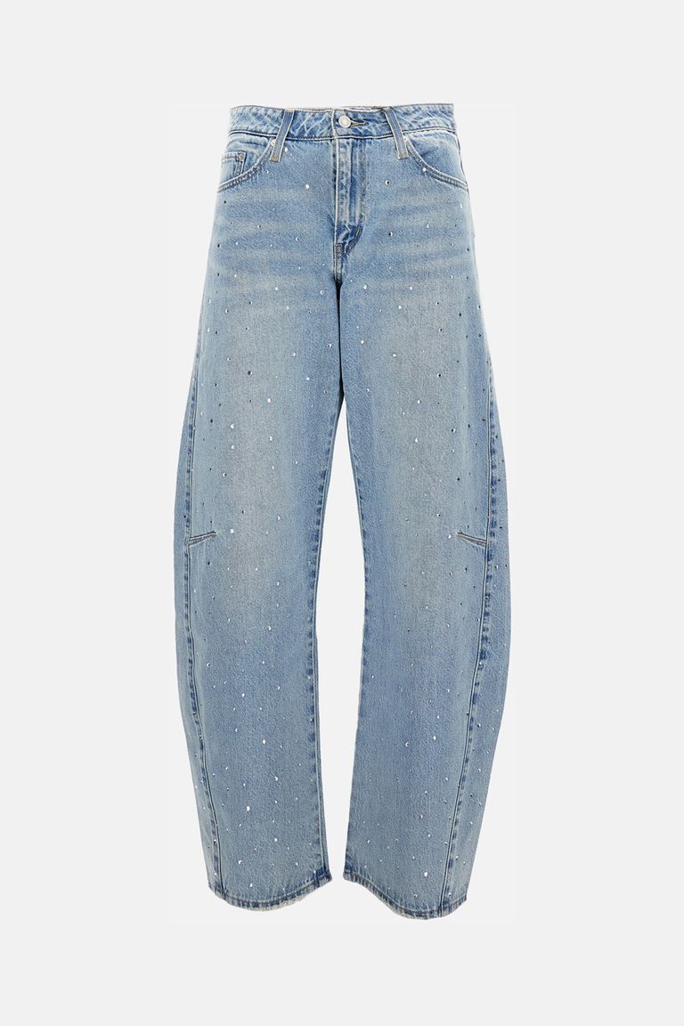 Levi Strauss & Co Jeans Baggy Dad Barrel Dazzle In Blue