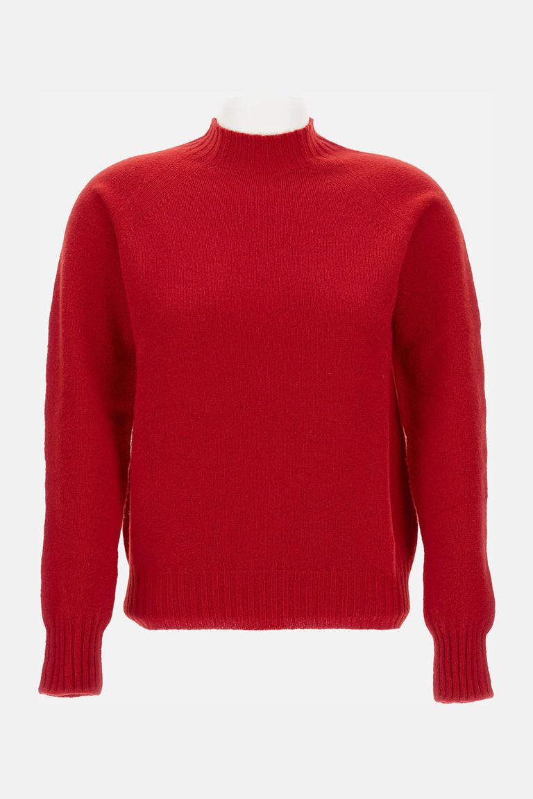 Drumohr Crew Neck Sweater In Red