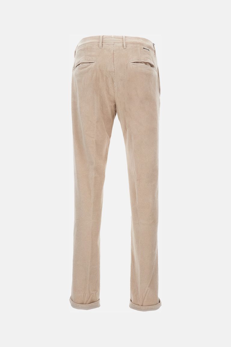 Incotex Venezia 1951 Straight-leg Cotton-blend Moleskin Trousers In Sand