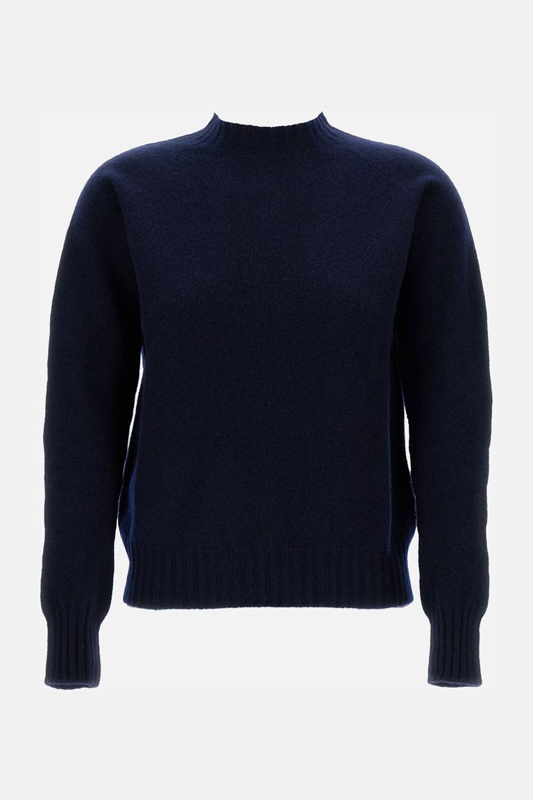 Drumohr Wool Sweater In Blue