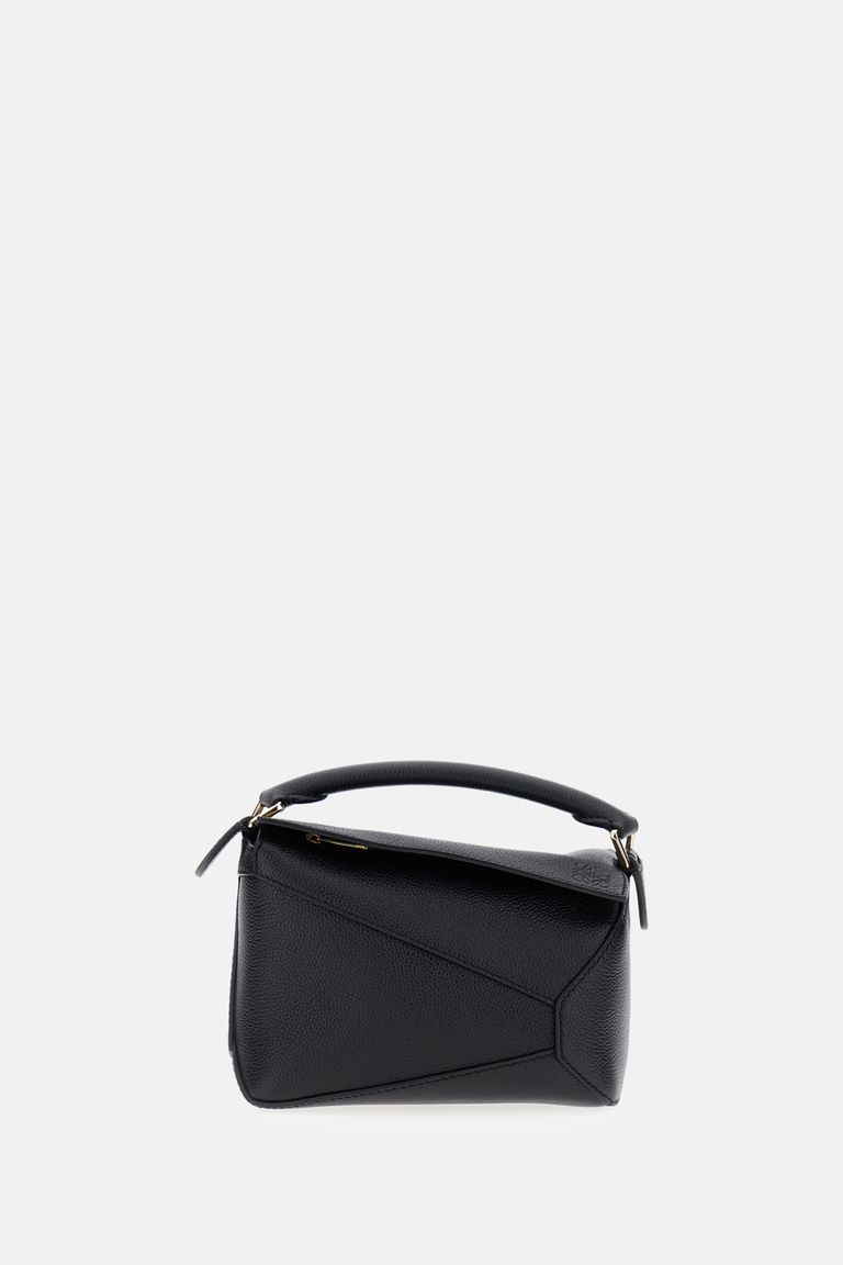 Loewe Puzzle Edge Mini Bag In Black