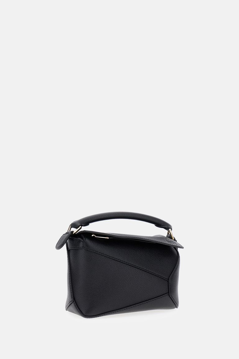 Loewe Puzzle Edge Mini Bag In Black